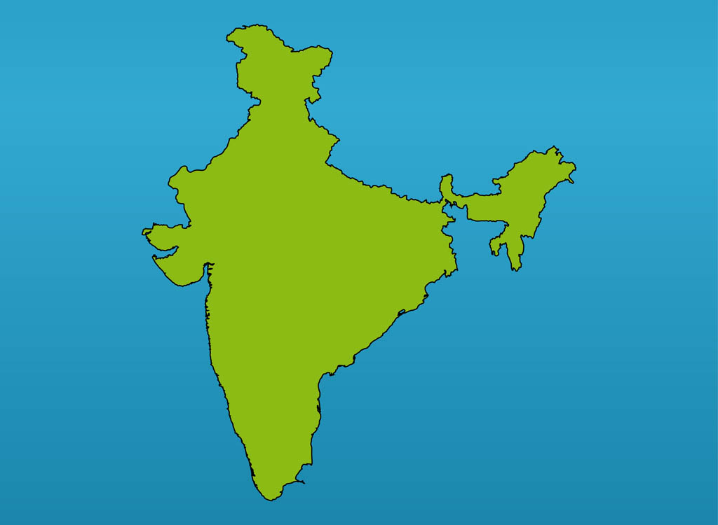 india map clipart vector - photo #7