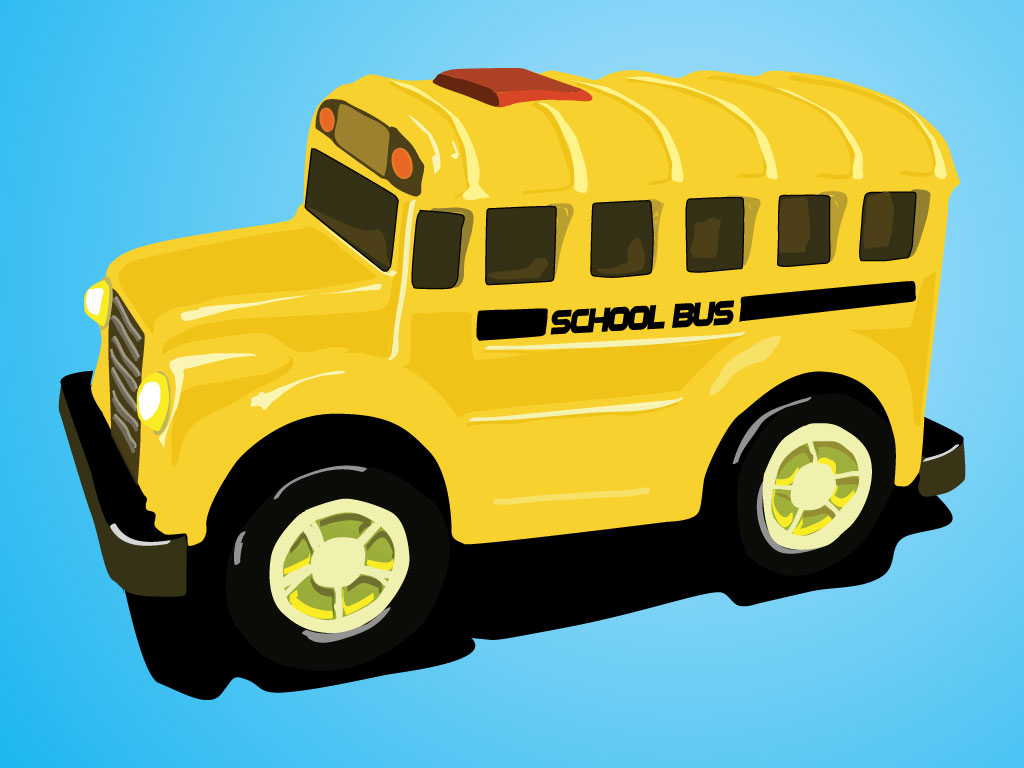 Kids Cartoon School Bus