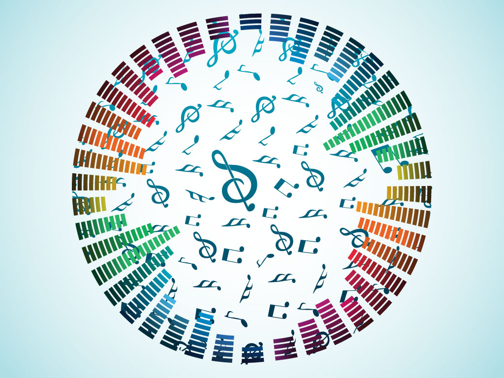 creative music notes pictures