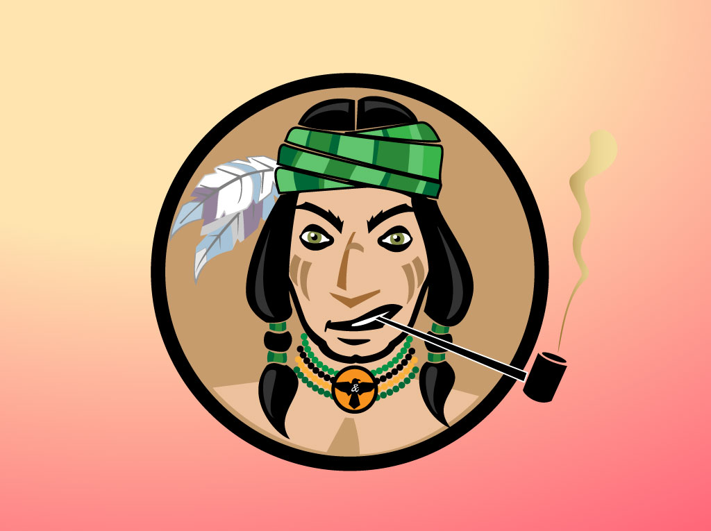 Native American Cartoon