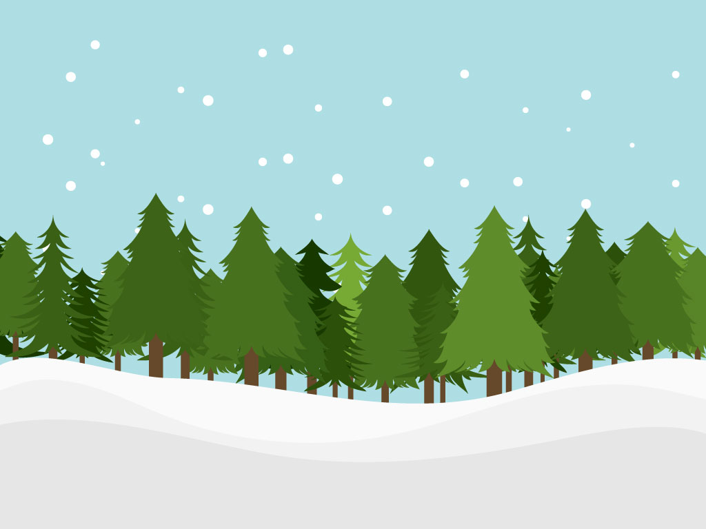 snowy landscape clipart - photo #2