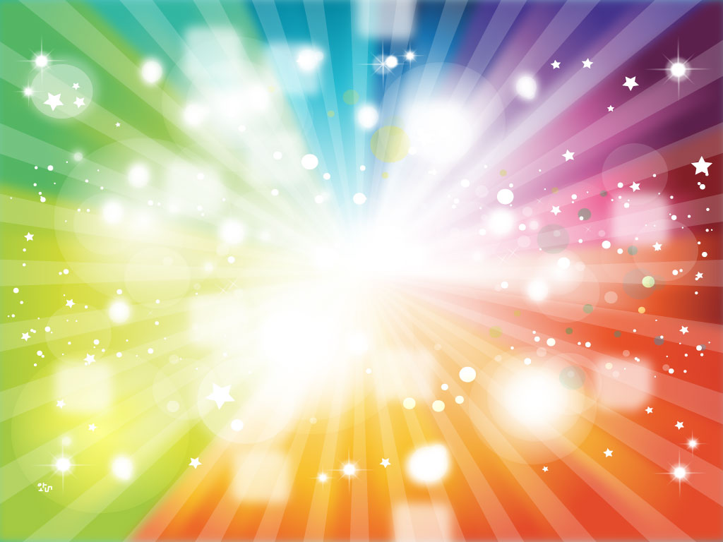 Rainbow Stars Background