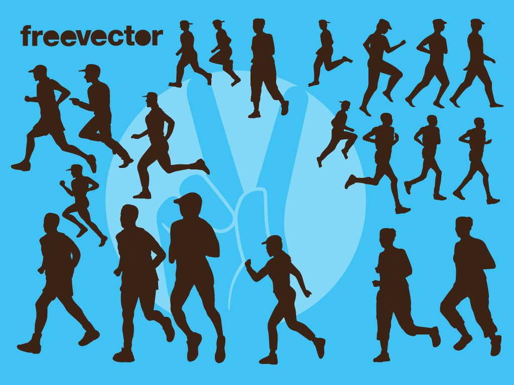 free vector clipart runners - photo #32