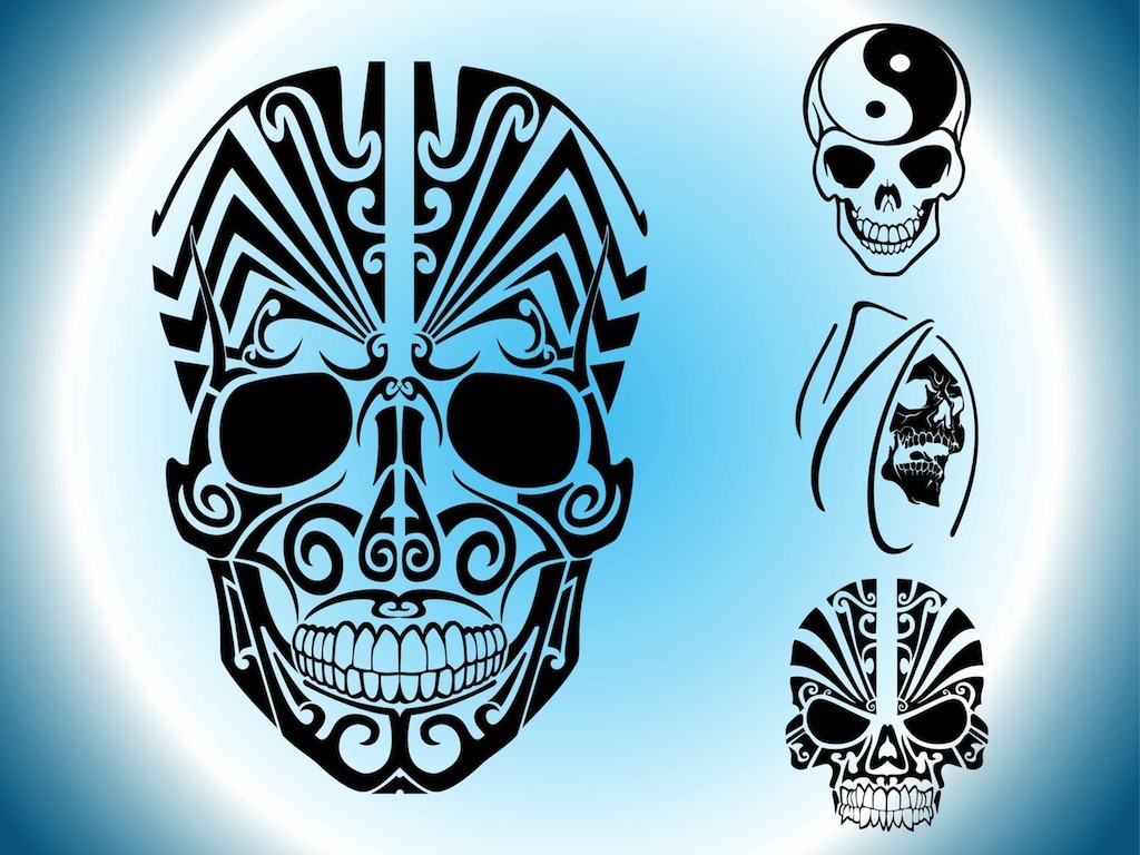 Smiling Skull Vector Skull Vectors.