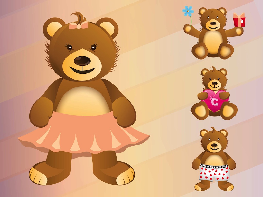 character teddy bears