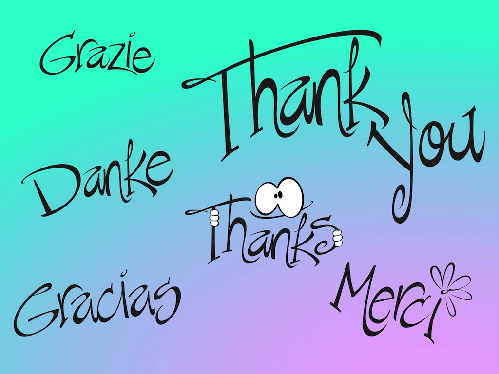 thank you clipart in different languages - photo #35