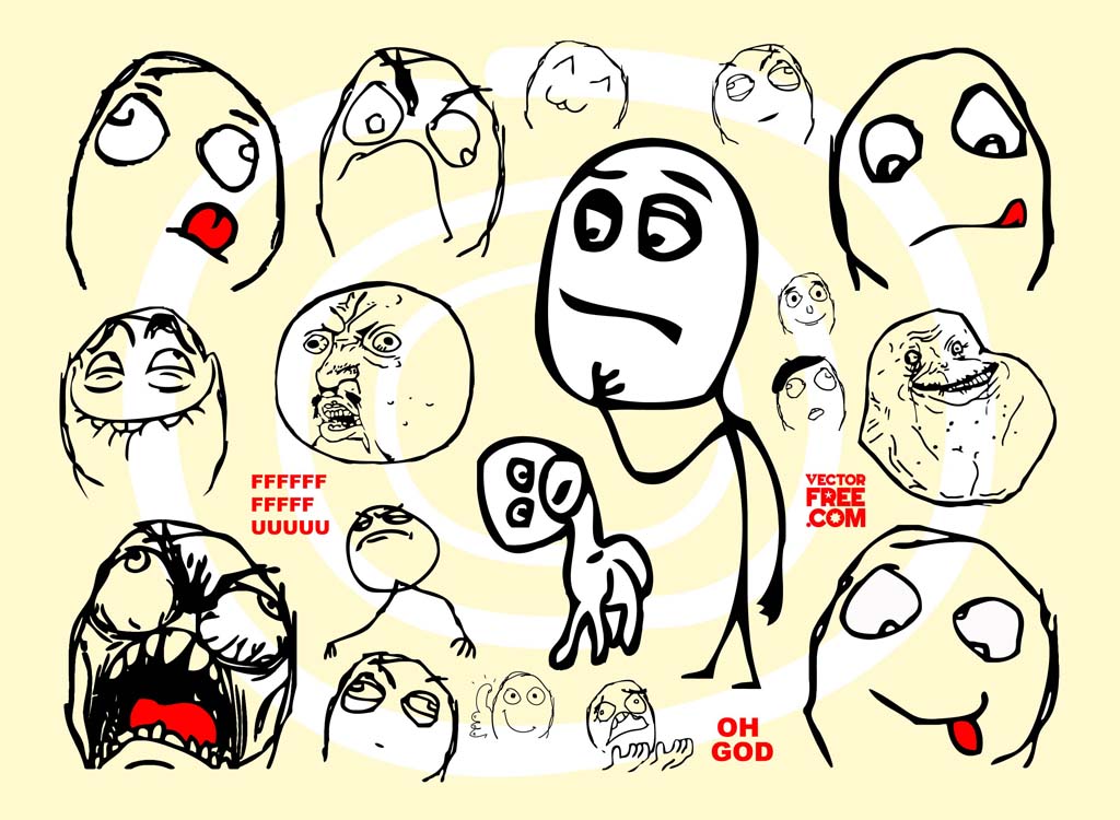 Troll Face in Vector Format