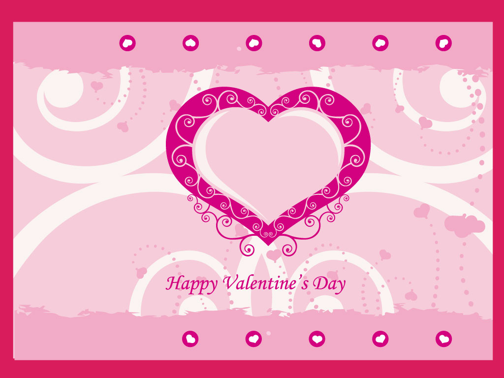 Valentine Card Template1024 x 768