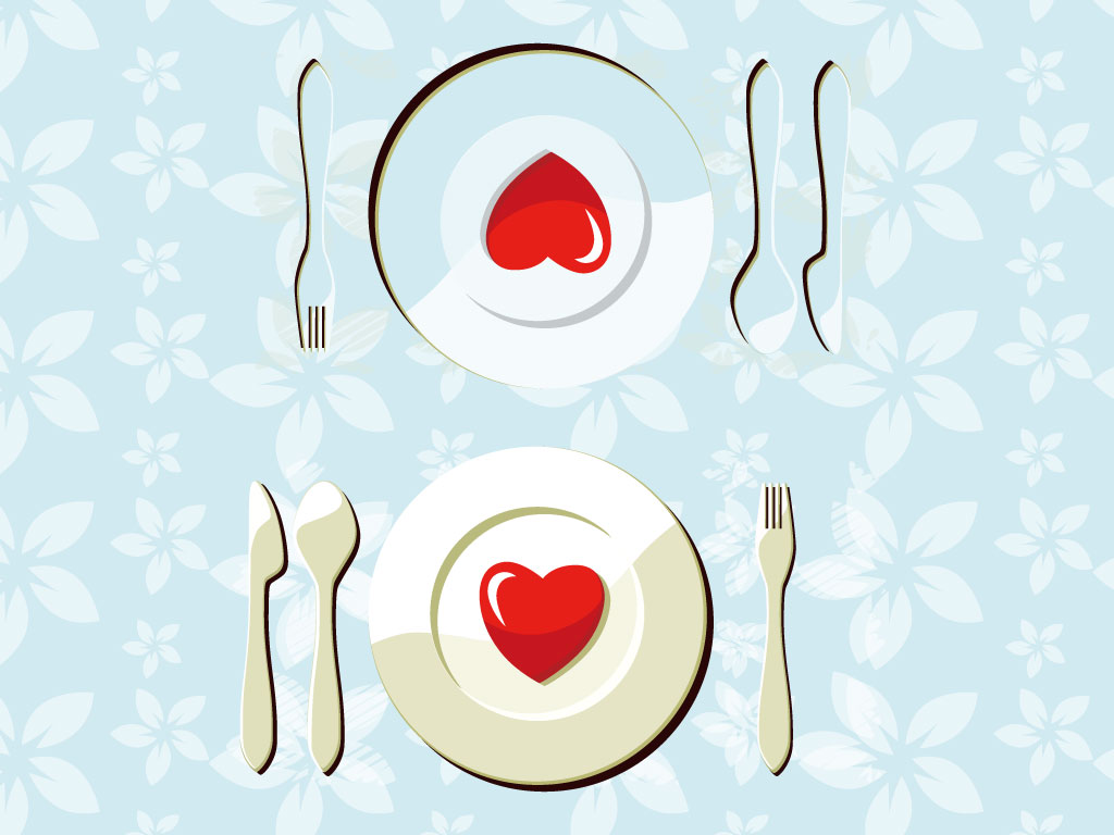 valentine dinner clipart - photo #1