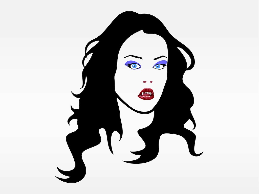 girl vampire clipart - photo #3