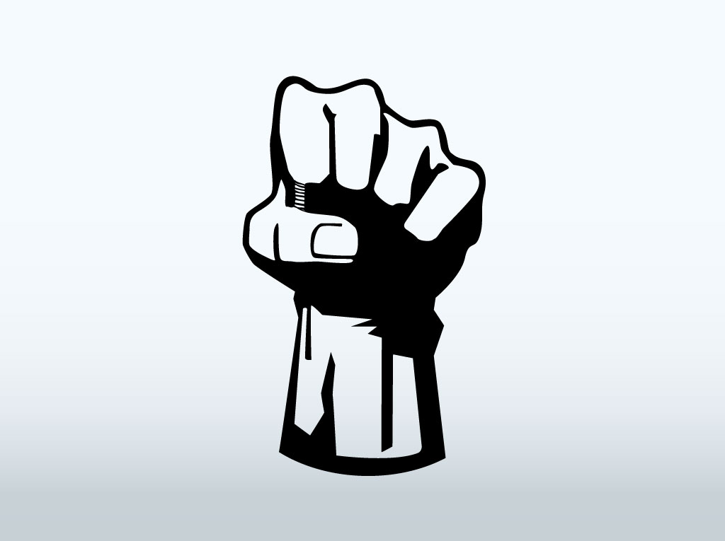 black power fist clipart - photo #30