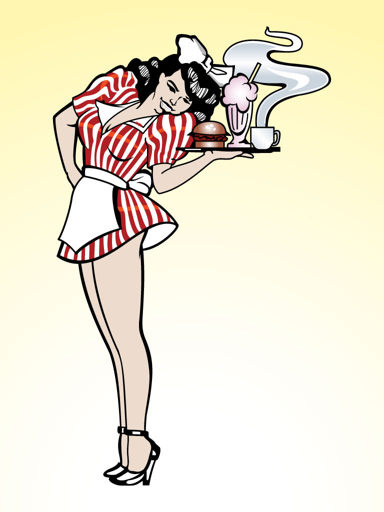 vintage pin up clipart - photo #46