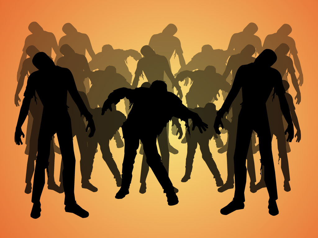 zombie silhouette clip art - photo #23